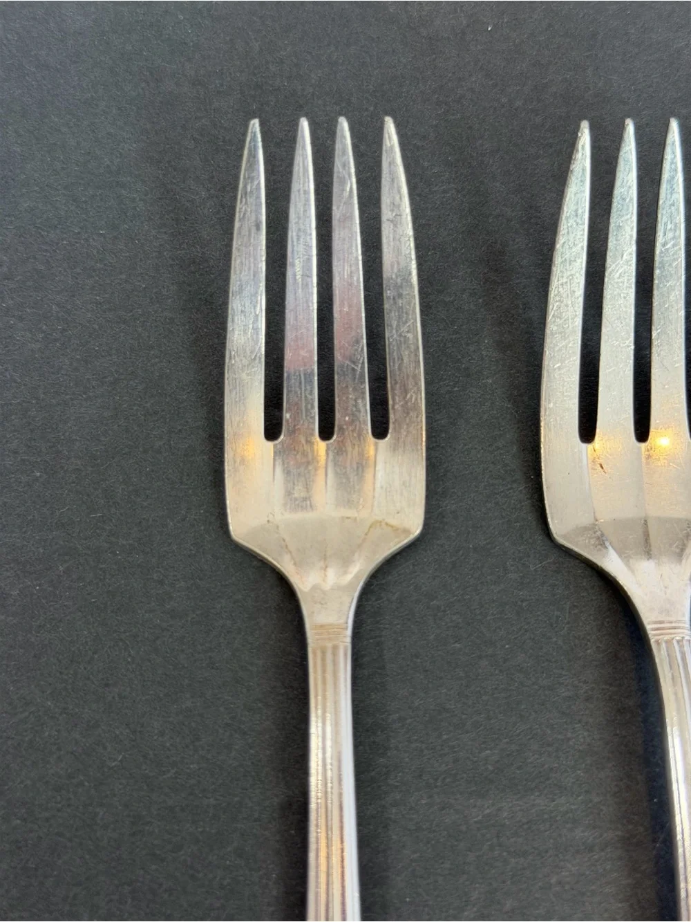 Community Plate Oneida Coronation Set Of 4 Salad Forks 6.5” Silver Plate 1936